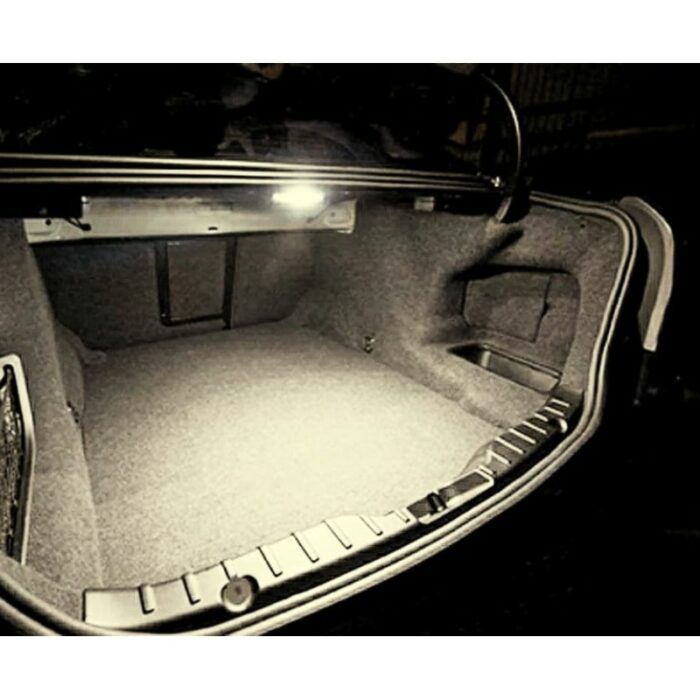 ⁦مصباح سيارة مع مبرد C5W LED 12 فائق السطوع 4014 LED زينون الحجم ±39مم⁩ - الصورة ⁦3⁩