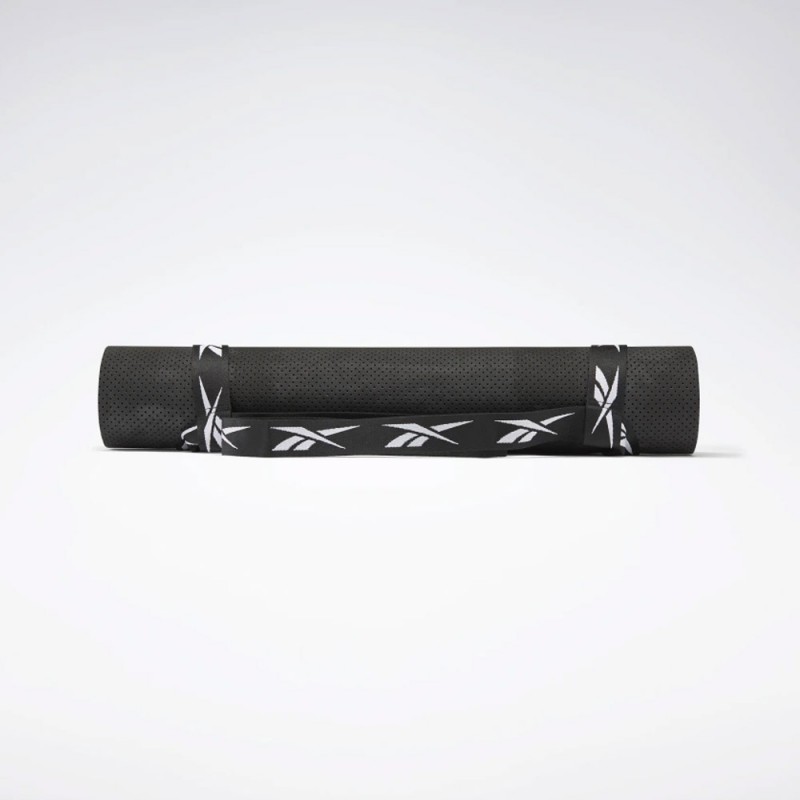 ⁦سجادة ريبوك كلاسيك تيك ستايل يوغا للتمارين الرياضية لون أسود- Reebok Unisex Sport Tech Style Yoga Mat - Black⁩ - الصورة ⁦1⁩