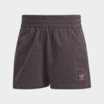 adidas Womens' Shorts - Brown- شورت اديداس ثلاث خطوط للنساء لون بني