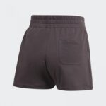 ⁦adidas Womens' Shorts - Brown- شورت اديداس ثلاث خطوط للنساء لون بني⁩ - الصورة ⁦2⁩