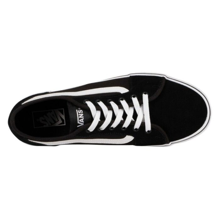 ⁦Vans Men's Filmore Decon Shoes - حذاء فانز فيلمور ديكون للرجال لون أسود وأبيض⁩ - الصورة ⁦2⁩