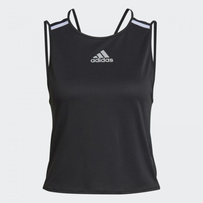 10308525_67fab06e0c6be adidas Womens' HEAT.RDY Running Tank Top - Black- توب تانك اديداس هيت ريدي للنساء لون اسود - الصورة 1