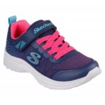 حذاء سكيتشرز دريمي دانسر راديتنت للأطفال لون كحلي وفوشي ونعل أبيض Skechers Kids Dreamy Dancer - Radiant Rogue Shoes