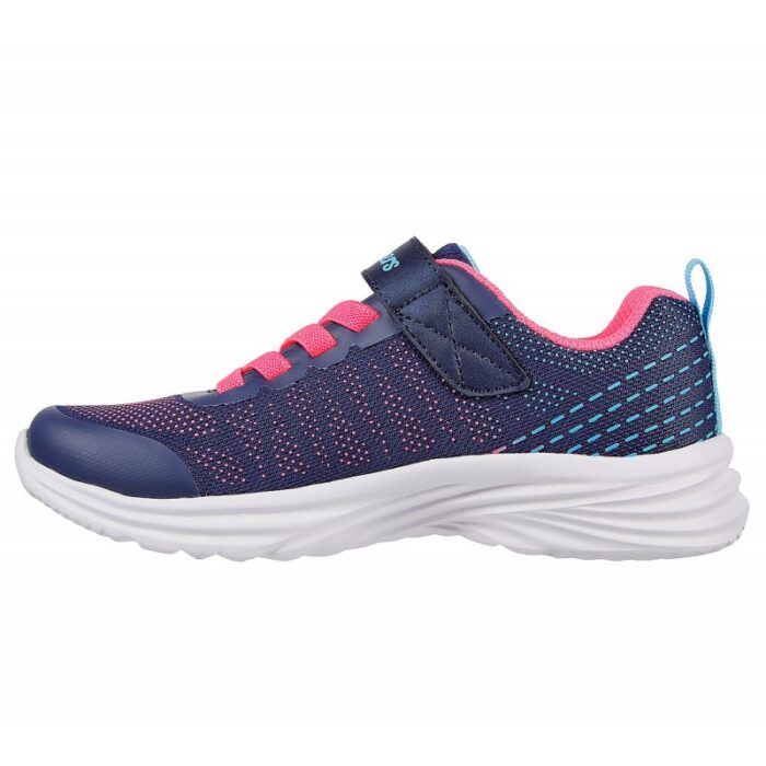 ⁦حذاء سكيتشرز دريمي دانسر راديتنت للأطفال لون كحلي وفوشي ونعل أبيض Skechers Kids Dreamy Dancer - Radiant Rogue Shoes⁩ - الصورة ⁦4⁩