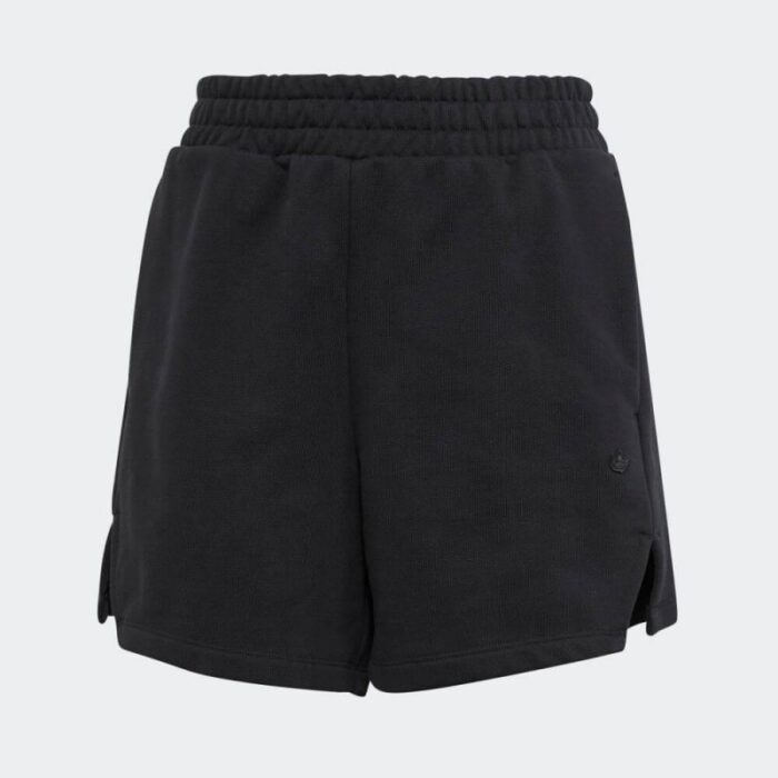⁦شورت اديداس ادي كلر كونتيمبو للنساء لون أسود -adidas Womens' Adicolor Contempo Shorts- Black⁩ - الصورة ⁦2⁩