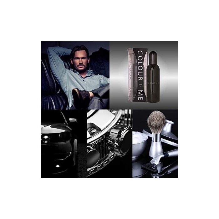 ⁦عطر كولور مي بلاك للرجال سعة 50 مل | Colour Me Black EDP Eau de Parfum for Men 50 ML⁩ - الصورة ⁦5⁩