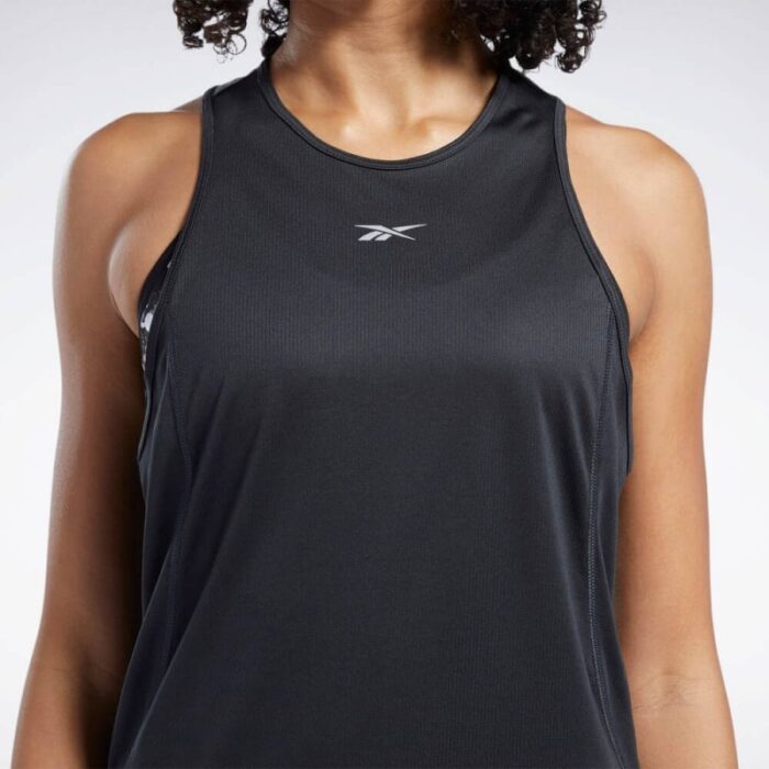 ⁦تيشيرت (حفر) ريبوك ورك اوت ريدي سبيد ويك تانك للنساء لون أسود - Reebok Women's Workout Ready Speedwick Tank Top- Black⁩ - الصورة ⁦6⁩