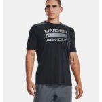 Under Armour Men's Team Issue Wordmark Short Sleeve T-Shirt - تيشيرت أندر آرمر تيم ايشيو وورد-مارك للرجال لون أسود