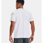 ⁦Under Armour Men's Team Issue Wordmark Short Sleeve T-Shirt - تيشيرت أندر آرمر تيم ايشيو وورد-مارك للرجال لون أبيض⁩ - الصورة ⁦2⁩