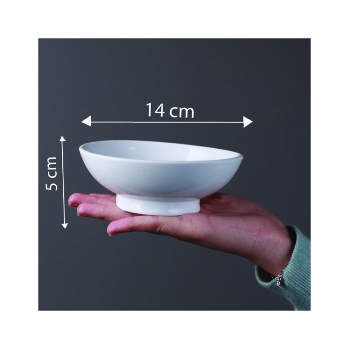 ⁦زبدية بورسلان13.5*13.5*5⁩ - الصورة ⁦5⁩