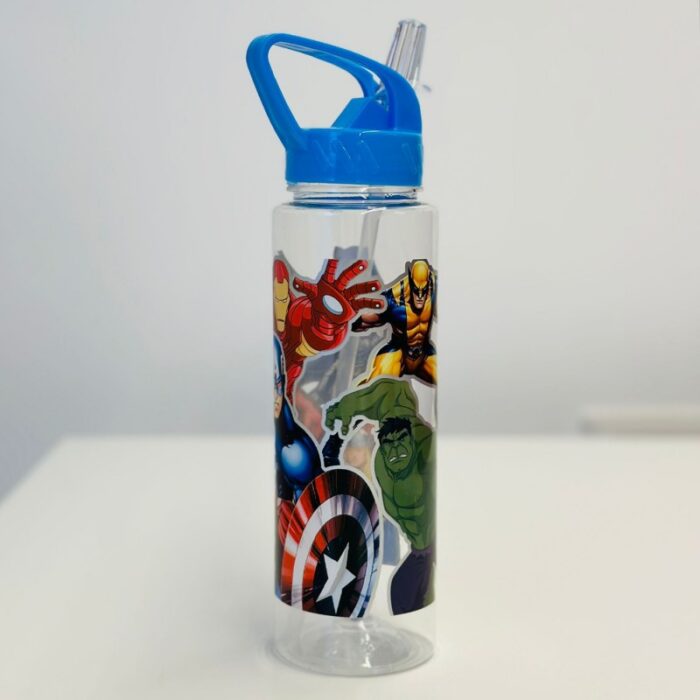 ⁦مطرة ماء ديزني مع مصاصة - Marvel لون أزرق⁩ - الصورة ⁦3⁩