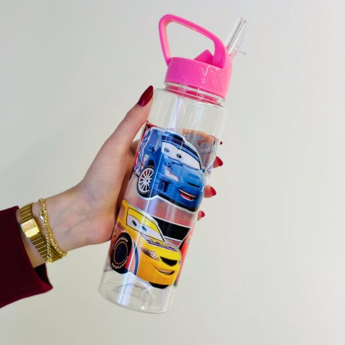 10325549_67fabeefd11bc مطرة ماء ديزني مع مصاصة - سيارة لون زهري - الصورة 1