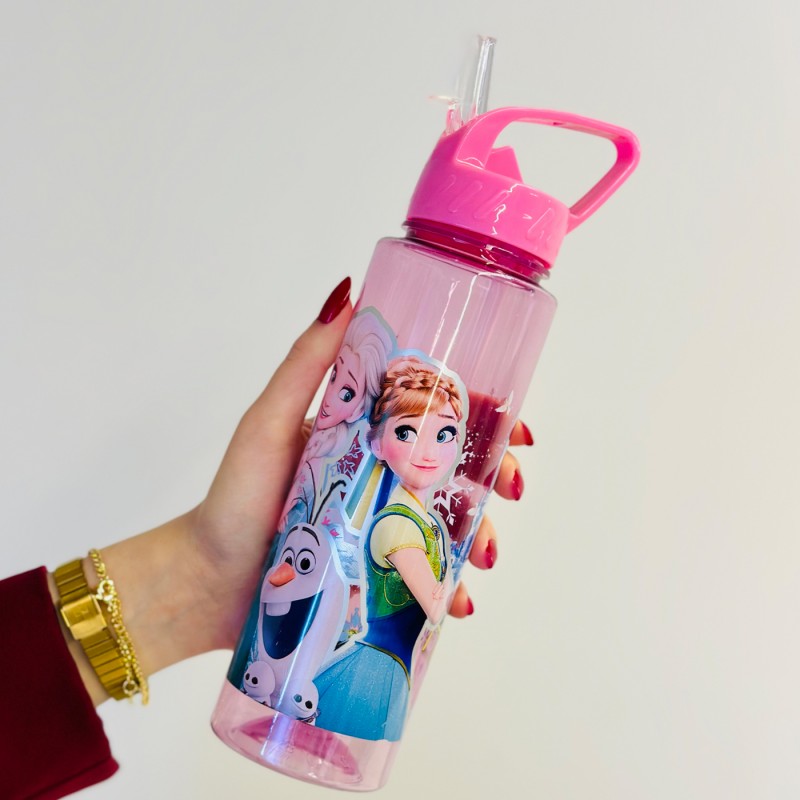 10325550_67fabef7a80fc مطرة ماء ديزني مع مصاصة - frozen لون زهري - الصورة 1