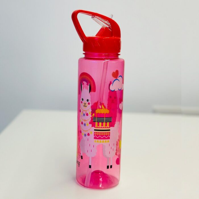 ⁦مطرة ماء ديزني مع مصاصة - LAMA لون أحمر⁩ - الصورة ⁦2⁩