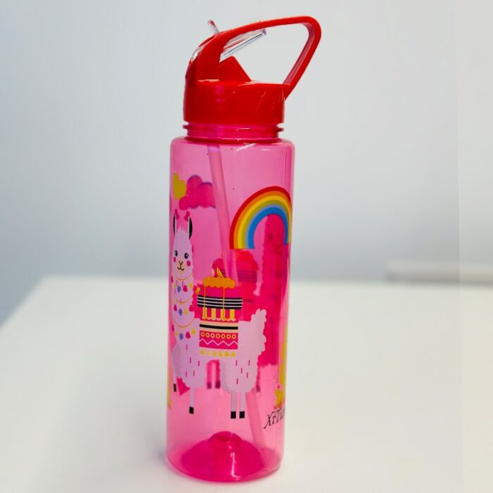 ⁦مطرة ماء ديزني مع مصاصة - LAMA لون أحمر⁩ - الصورة ⁦3⁩