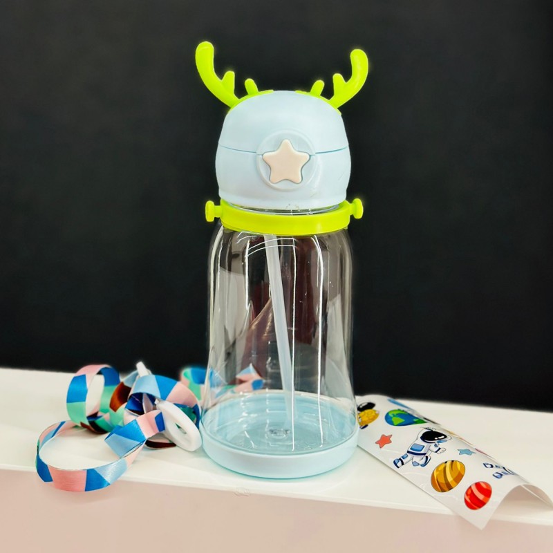 10325597_67fabf36c6513 مطرة ماء قرون مع حبل لون أزرق - الصورة 1