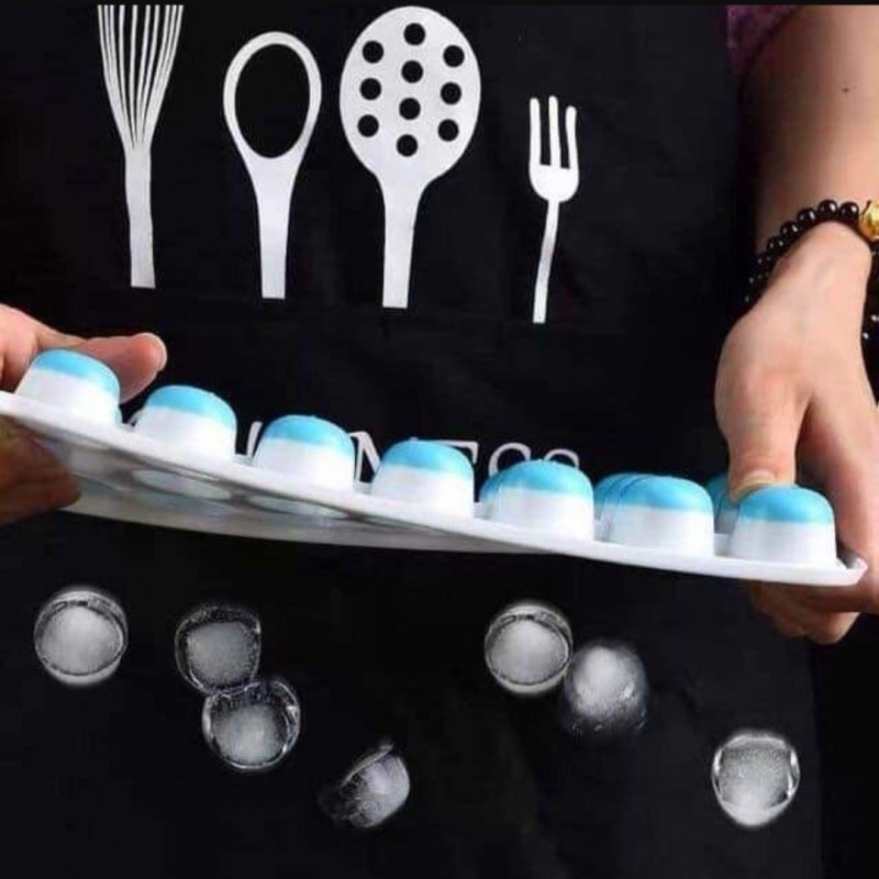 ⁦قالب ثلج مدور مع قاعدة سيلكون⁩ - الصورة ⁦1⁩