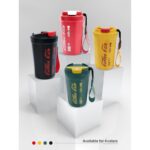 ⁦كاسة ستانلس مع غطاء حجم 350 مل لون أخضر غامق⁩ - الصورة ⁦7⁩