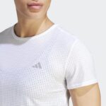 ⁦adidas Womens' Fast Running T-Shirt- تيشيرت اديداس فاست راننيغ للنساء لون أبيض⁩ - الصورة ⁦6⁩