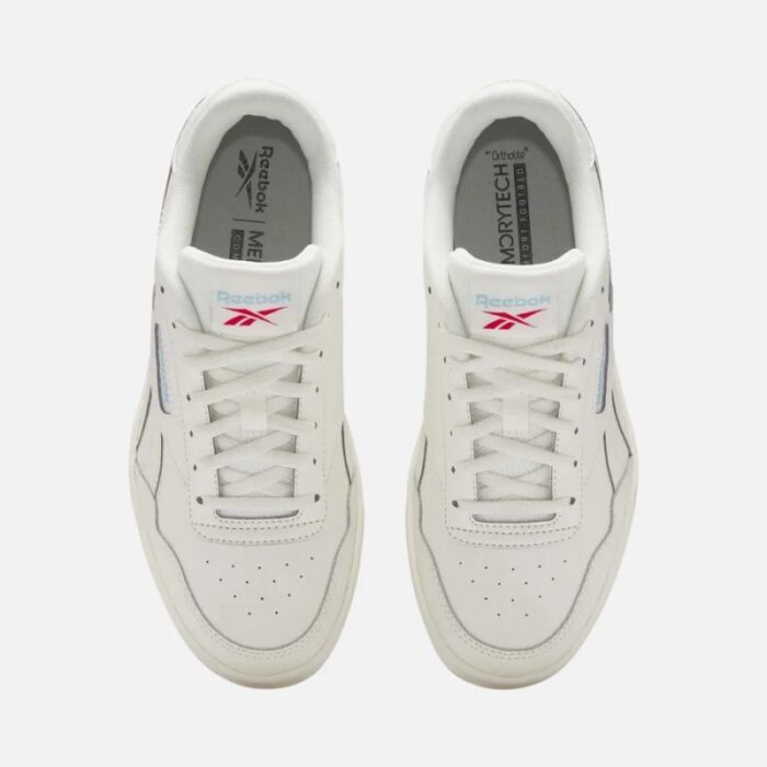 ⁦Reebok Unisex Court Advance Shoes- حذاء ريبوك كورت ادفانس للجنسين لون أبيض طحيني⁩ - الصورة ⁦5⁩