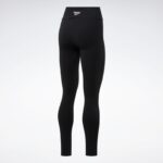 ⁦Reebok Cl D Big Vector Legging- بنطون ضيق رياضي من ريبوك للنساء لون أسود⁩ - الصورة ⁦7⁩