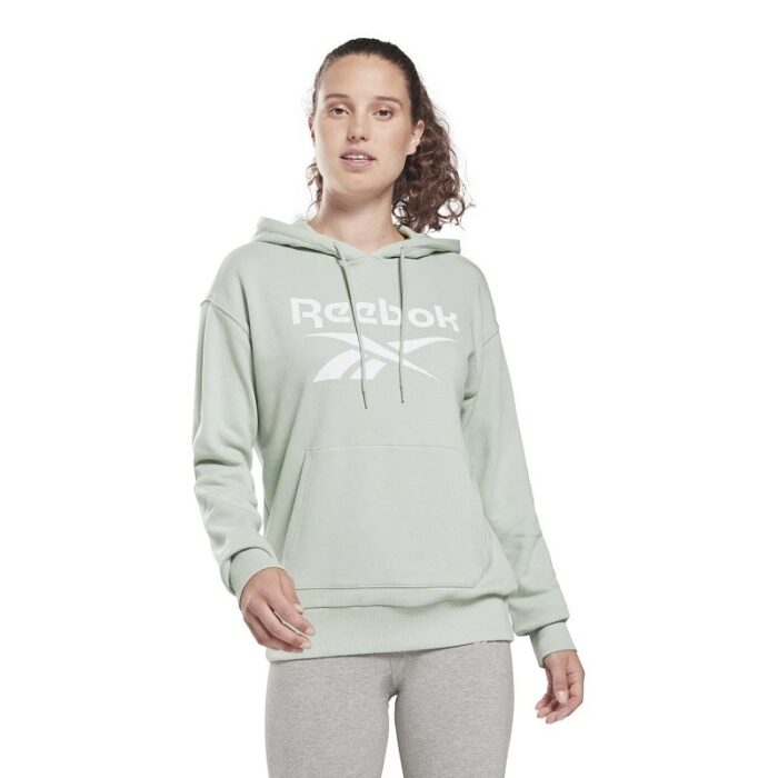 10326387_67fac0d72e402 Reebok Women RI BL French Terry Hoody- هودي ريبوك للنساء لون أخضر فاتح - الصورة 1