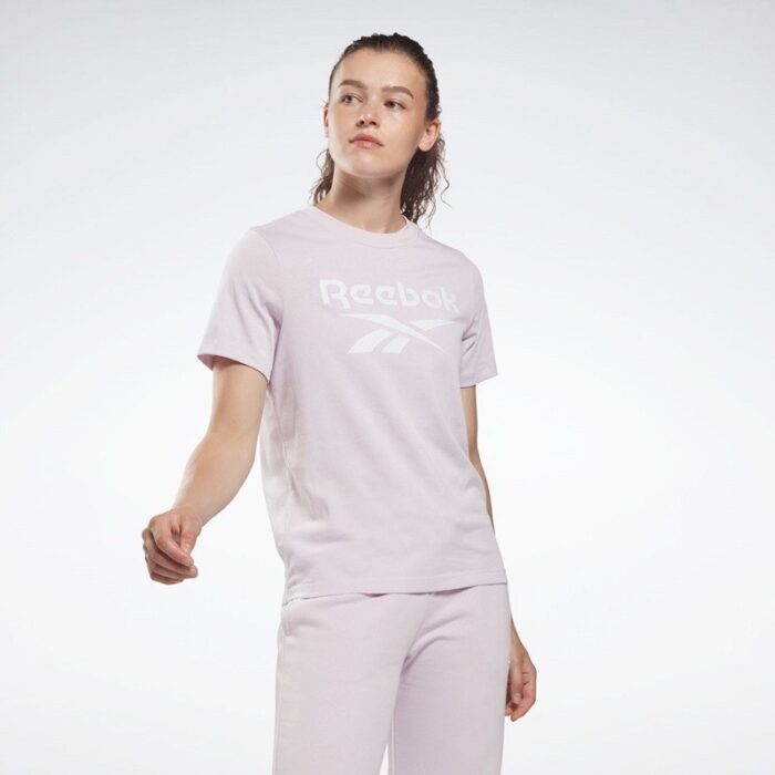 10326391_67fac0e24db5f Reebok Womens' Identity Big Logo T-Shirt- تيشيرت ريبوك للنساء لون زهري - الصورة 1