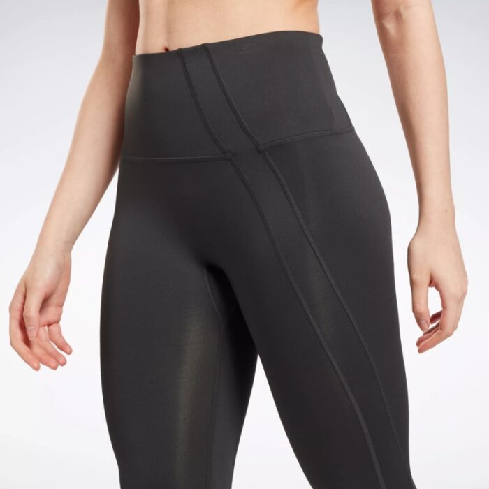 ⁦Reebok Workout Ready Vector Leggings- بنطلون ضيق رياضي من ريبوك للنساء لون أسود⁩ - الصورة ⁦6⁩