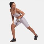 ⁦Reebok Womens' Sport Lux Bold Women's Biker Shorts⁩ - الصورة ⁦5⁩