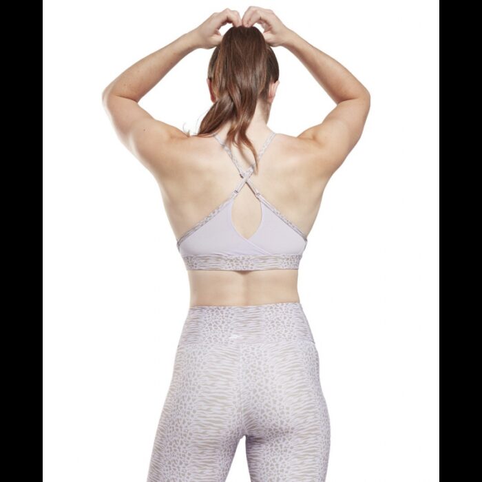 10326402_67fac100afadd Reebok Women's Lux Strappy Sports Modern Safari Print Bra - الصورة 1