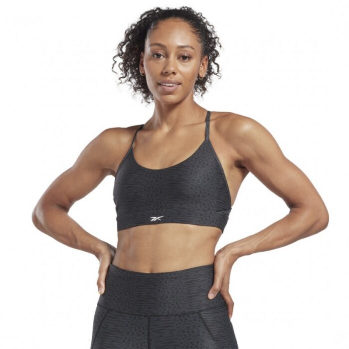 ⁦Reebok Sport LUX STRAPPY SPORTS MODERN SAFARI PRINT BRA⁩ - الصورة ⁦2⁩