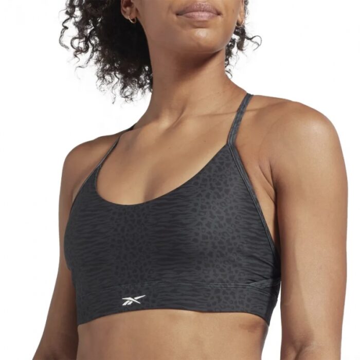 ⁦Reebok Sport LUX STRAPPY SPORTS MODERN SAFARI PRINT BRA⁩ - الصورة ⁦4⁩