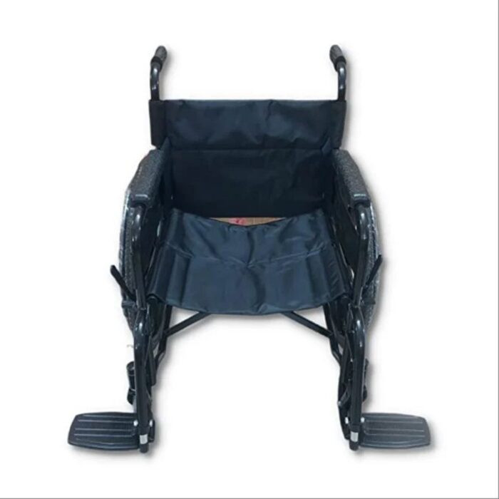 ⁦كرسي متحرك قابل للطي ذاتي الدفع من فلامنغو لون أسود- Flamingo Classic Wheel Chair Basic⁩ - الصورة ⁦3⁩