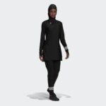 ⁦بنطلون اديداس ثلاث خطوط للسباحة للنساء لون أسود-adidas Womens' 3-STRIPES SWIM Pants- Black⁩ - الصورة ⁦6⁩