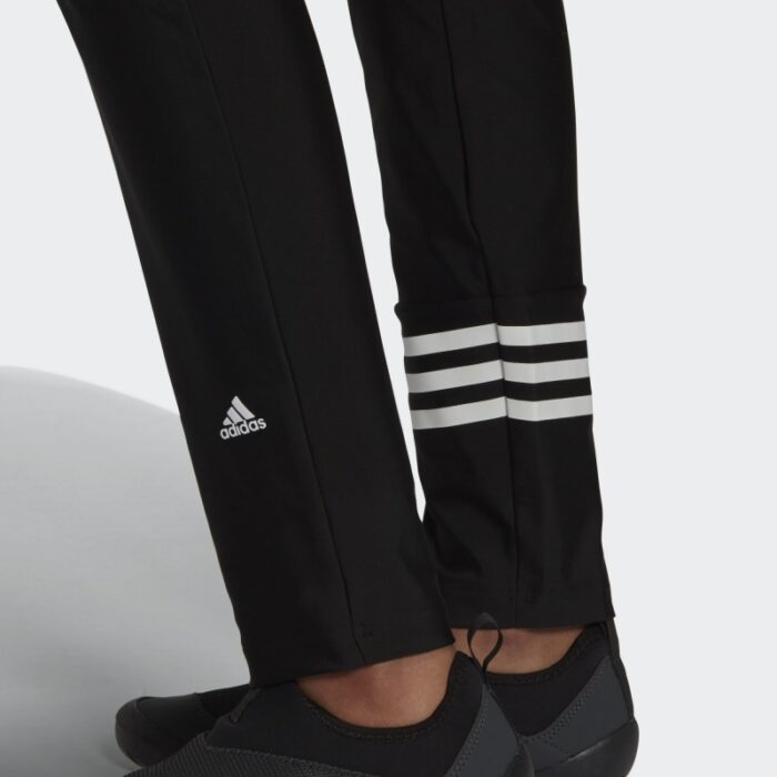 ⁦بنطلون اديداس ثلاث خطوط للسباحة للنساء لون أسود-adidas Womens' 3-STRIPES SWIM Pants- Black⁩ - الصورة ⁦9⁩