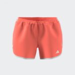 ⁦شورت اديداس ماراثون 20 للنساء لون برتقالي- adidas Womens' Marathon 20 Running Shorts - Orange⁩ - الصورة ⁦8⁩