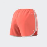 ⁦شورت اديداس ماراثون 20 للنساء لون برتقالي- adidas Womens' Marathon 20 Running Shorts - Orange⁩ - الصورة ⁦11⁩