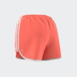 ⁦شورت اديداس ماراثون 20 للنساء لون برتقالي- adidas Womens' Marathon 20 Running Shorts - Orange⁩ - الصورة ⁦13⁩