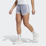 ⁦شورت اديداس ماراثون 20 للنساء لون بنفسجي فاتح- adidas Womens' Marathon 20 Running Shorts - Purple⁩ - الصورة ⁦2⁩