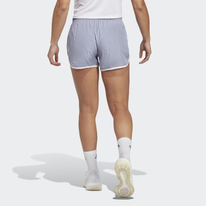 ⁦شورت اديداس ماراثون 20 للنساء لون بنفسجي فاتح- adidas Womens' Marathon 20 Running Shorts - Purple⁩ - الصورة ⁦3⁩