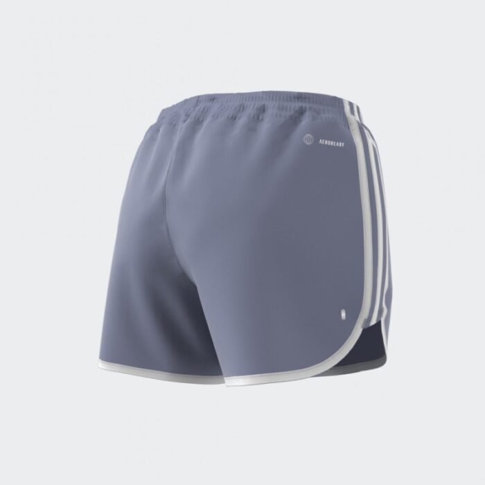 ⁦شورت اديداس ماراثون 20 للنساء لون بنفسجي فاتح- adidas Womens' Marathon 20 Running Shorts - Purple⁩ - الصورة ⁦10⁩