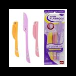 شفرات حلاقة مطوية عدد 3 من فلامينجو للنساء