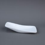 ⁦صحن مقبلات بورسلان صغير حجم 14.5×6 سم لون أبيض⁩ - الصورة ⁦5⁩