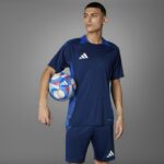 ⁦adidas OLYMPICS24 PRO - White - كرة قدم اديداس اولمبيك 24 برو لون ازرق وابيض⁩ - الصورة ⁦7⁩