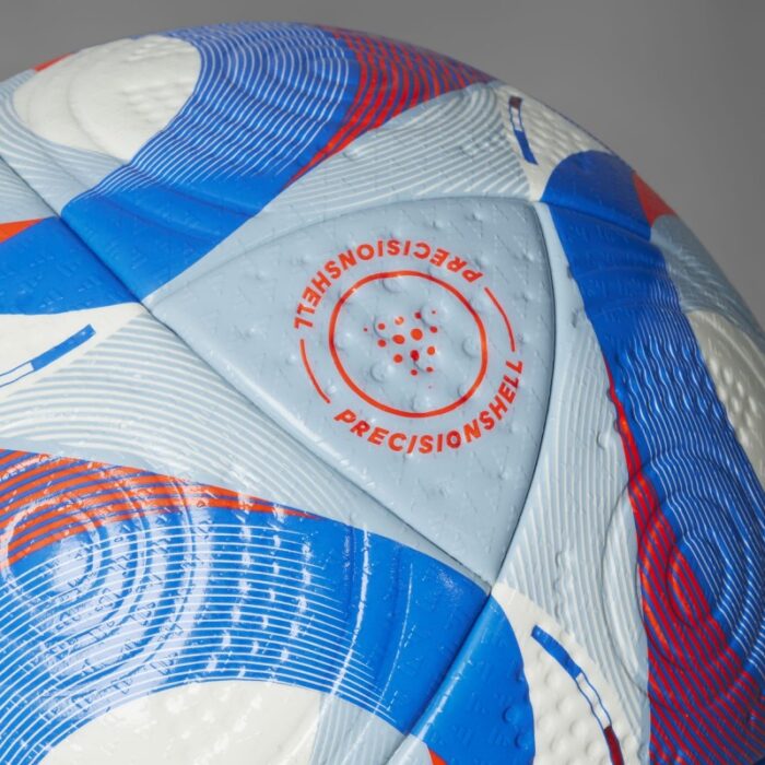 ⁦adidas OLYMPICS24 PRO - White - كرة قدم اديداس اولمبيك 24 برو لون ازرق وابيض⁩ - الصورة ⁦8⁩