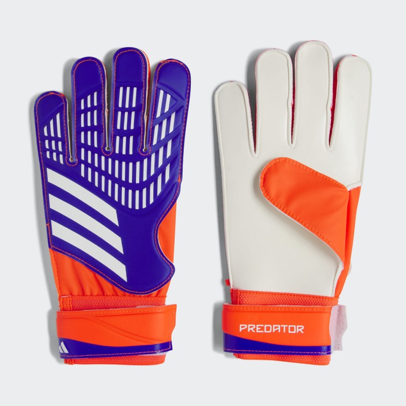 ⁦adidas Unisex' Predator Training Goalkeeper Gloves - Blue - قفازات اديداس بريديتور للجنسين لون ازرق وابيض⁩ - الصورة ⁦1⁩