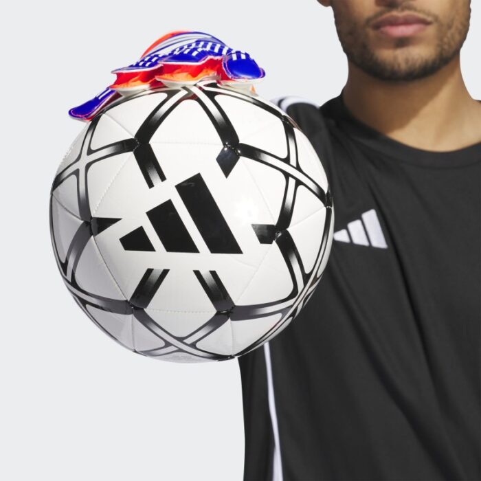 ⁦adidas Unisex' Predator Training Goalkeeper Gloves - Blue - قفازات اديداس بريديتور للجنسين لون ازرق وابيض⁩ - الصورة ⁦4⁩