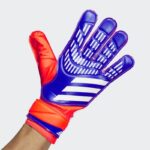 ⁦adidas Unisex' Predator Training Goalkeeper Gloves - Blue - قفازات اديداس بريديتور للجنسين لون ازرق وابيض⁩ - الصورة ⁦6⁩
