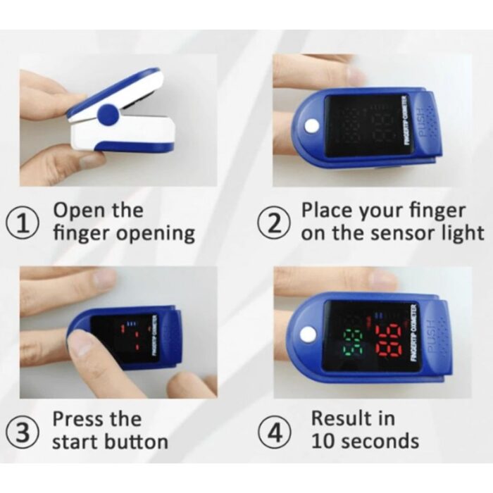 ⁦oximeter اكسيمتر لقياس النبض و الأكسجين في الدم⁩ - الصورة ⁦8⁩