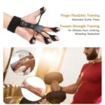 ⁦أداة تدريب وتقوية قبضة اليد مصنوعة من السيليكون القوي لتمرين عضلات اليد والرسغ والأصابع وزيادة مرونتها وقوتها وتخفيف الآلام- مستوى متقدم - لون أسود⁩ - الصورة ⁦2⁩